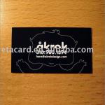 black pvc card 0032