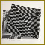 black stripe wrapping silk tissue paper SL1401100