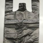 Black T-shirt Plastic Bag PDC1