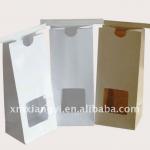 Blank food tin tie paper bags(white &amp; brown) 5986900