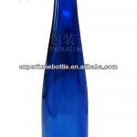 Blue Glass Wine Bottles For Vodka Whisky Gin And Rum Manufacture X0483  Blue Glass Wine Bottles For Vodka Whisky Gi