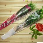 BOPP single rose sleeve, Flower Sleeves JF-Fs5012