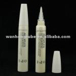 Brush lip gloss tube Cosmetic tube with nail brush