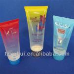 By Printing With Cap transparent plastic tubes xh001