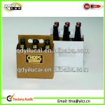 Cardboard 6 Pack Bottle Brown Beer Carrier YLC-20130727826