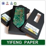 Cardboard holder Tie Packaging Box with window YF-13121718