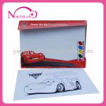 cartoon painting book with colorful brush for children NL036