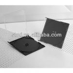 CD Box - 5.2mm Slim CD Case, Single, With Matte Black Tray QD-521.02B