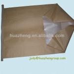 Cement pp woven bags with kraft lamination outside and side gusset HZ-0240