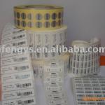 Cheap Barcode Security Labels, logo, tag adhesive label