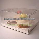 China disposable clear plastic cake box packaging cake 041