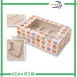 China manufacturer custom cupcake box, mini cupcake boxes, wholesale cupcake box FS-0084  cupcake box