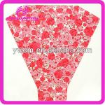 China yiwu printed color plastic flower bouquets sleeves MF-005