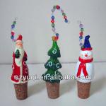 Christmas cork bottle stopper SD-87