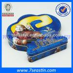 christmas gifts tin box for playing cards X189-37