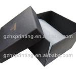 Classic black paper box with lid D130118-7