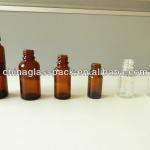 clear amber glass vial bottle caps and rubber stopper M/N