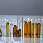 clear/amber pharmaceutical tubular glass vials Type I for injection,antibiotics,power,lyophilization USP Type I