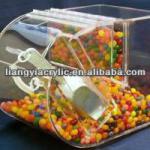 clear candy acrylic box with dividers CH