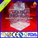 clear disposable plastic cake container box,slice box SD-CB0009