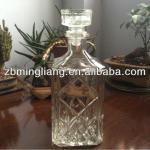 clear glass wine bottles with cap GP-3193