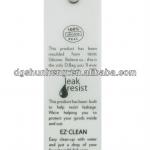 Clear greaseproof paper hang tags D-Bag