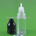 Clear Packing Label for e liquids bottle with black cap 10ml