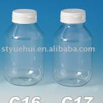 Clear PET plastic bottle C16, C17