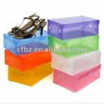 clear plastic shoe packaging boxes EU Standard PP