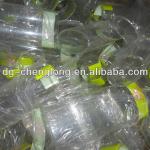 clear pvc pet plastic tubes,plastic oval-shaped tubes any demensions