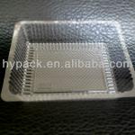 clear rectangular plastic biscuit insert packaging tray HY-559