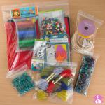 Clear self-adhesive OPP bag / Poly bag with colorful header tb-j112