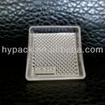 clear square plastic biscuit insert packaging tray HY-616