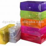 color transparent plastic shoe box ZL12-123