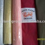 colored crepe paper