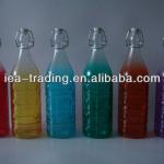 colored glass wine bottles G27046