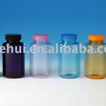 Colorful PET medicine plastic bottle colorful bottle