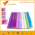 colour crepe paper for packing,wrapping paper,decorative fluorescent craft streamer printed colorful crepe paper crepe paper