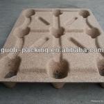 compressed wood pallet for transportation and warehouse wood pallet