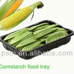 Cornstarch biodegradable eco friendly plastic tray 101