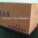 Corrugated custom cheap paper box wine customized