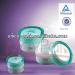 cosmetic opal glass cream jar with plastic cap china manufacturer MP21,MP2102