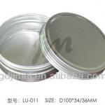 cosmetic tins with PP inner container LU-011