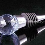 crystal ball shape wine stopper HD04-54