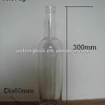 Crystal Glass 500ml vodka glass bottle 500ml vodka glass bottle