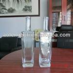 crystal glass square shape 750ml vodka glass bottle 750ml vodka glass bottle