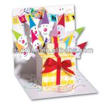 Custom 3d Cards/3d POP UP Greeting Cards/Birthday Card 3d PPC08