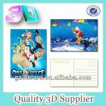 Custom 3d lenticular post cards for gifts &amp; premiums post card