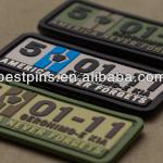 custom cloth pvc patch with adhesive sticker Bestpins-nameplate-0926508