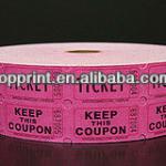 custom coupon ticket/admission ticket/roll ticket ticket003